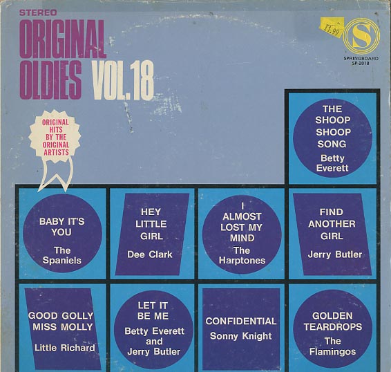 Albumcover Original Oldies (Springboard) - Original Oldies Vol. 18